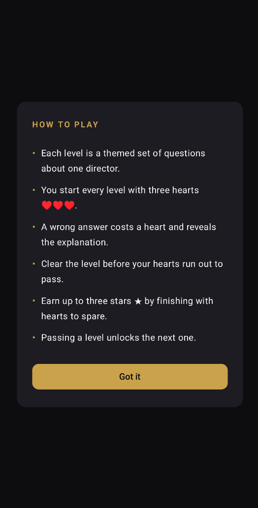 Director's Cut — choose a director